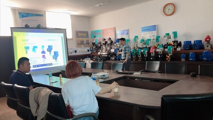 遠(yuǎn)為國際貿(mào)易拜訪韓國GINICE吉事工廠